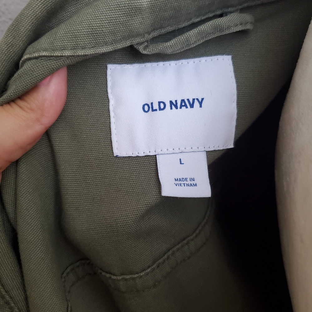 Old Navy, size L, Army green - Picture 2 of 2